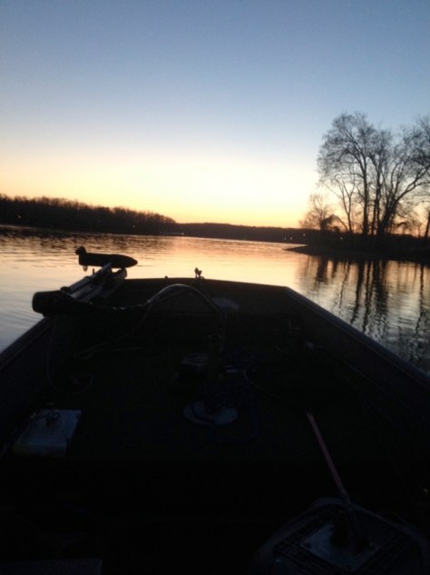 Sunset on Kentucky Lake, April 9, 2014